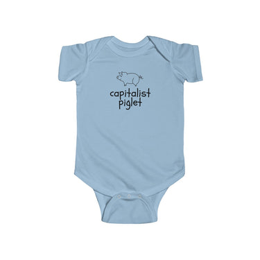 Capitalist Piglet Infant Body Suit Onesie